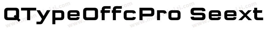 QTypeOffcPro SeextBold字体转换